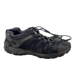 Merrell Mens Accentor J301768C Black Hiking Shoes Sneakers cord lock Size 8